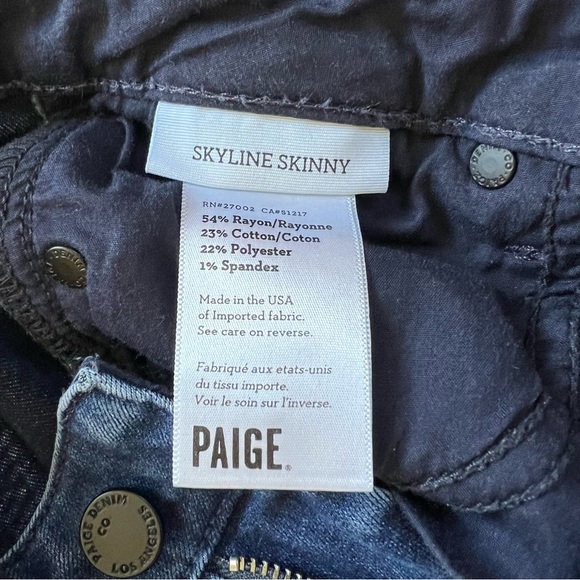PAIGE Skyline Skinny Gabrielle Jeans - Picture 8 of 9